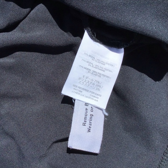 Madewell Sandwashed Swingy T-Shirt Dress Long Sleeve Faded Black Size Small - Picture 5 of 6